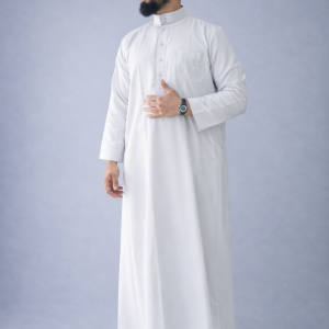 قميص الدفتين أبيض