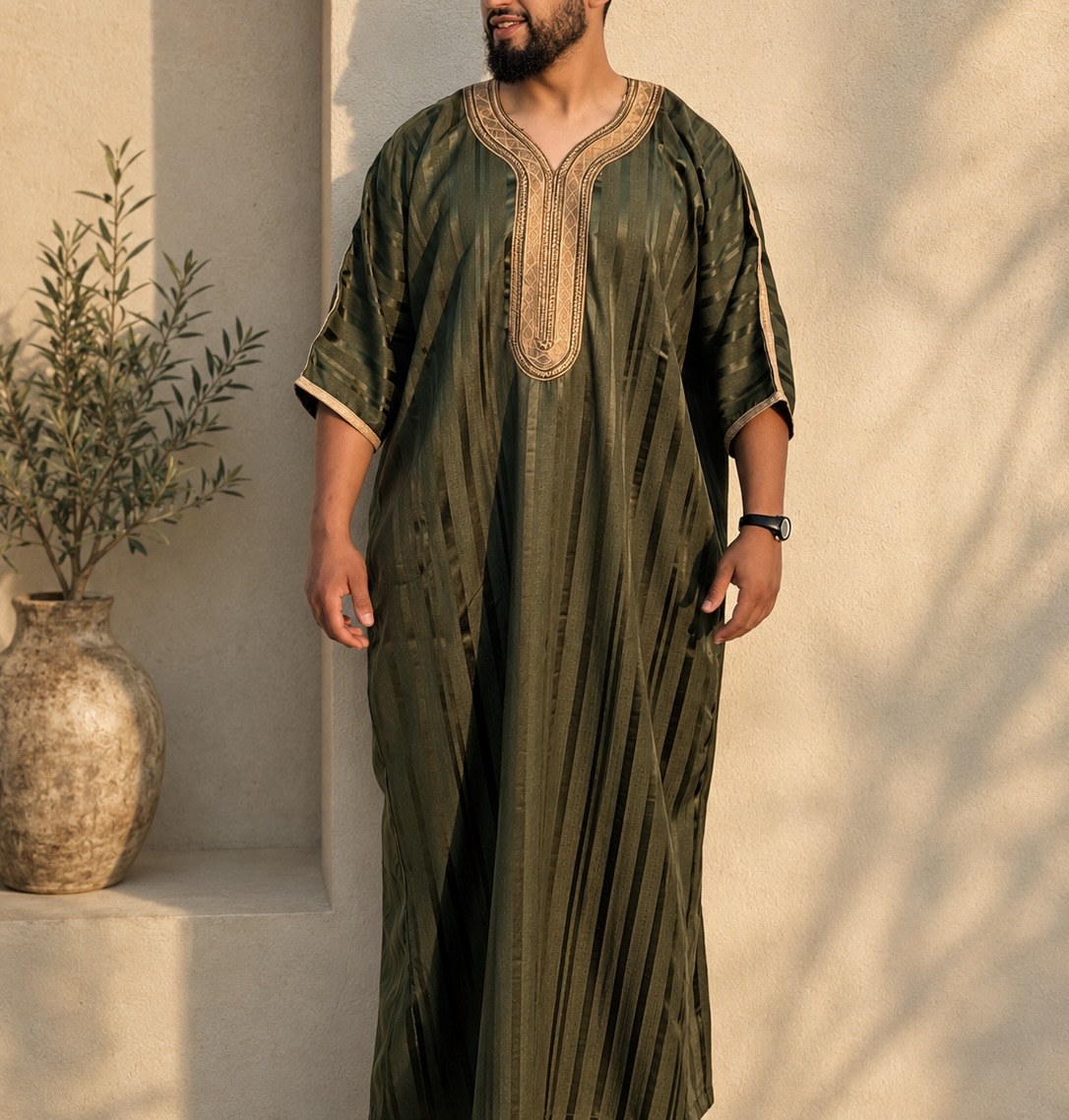 Qamis Été vert
